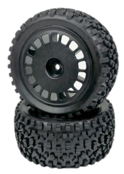 2500057 1:10 Buggy Räderset "Maxi Block" hinten schwarz